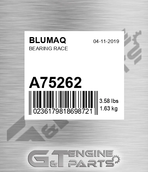 A75262 Bearing Race