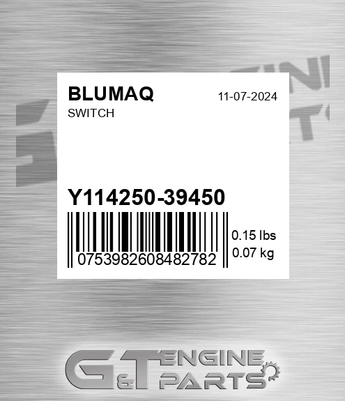 Y114250-39450 Switch