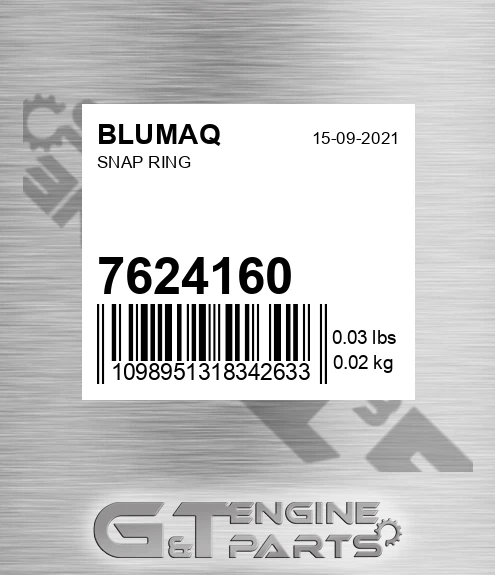 7624160 BLUMAQ Snap Ring