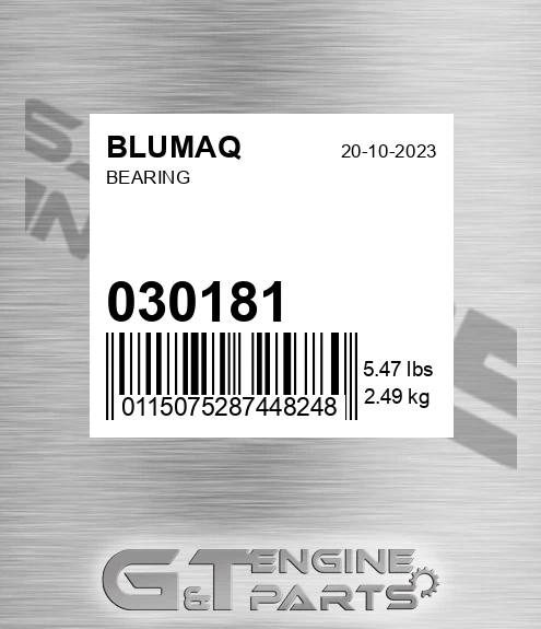 030.181 Bearing for BLUMAQ