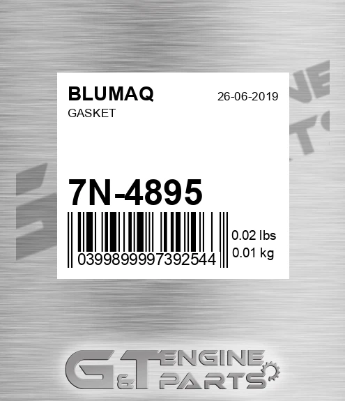 7N-4895 Gasket for BLUMAQ