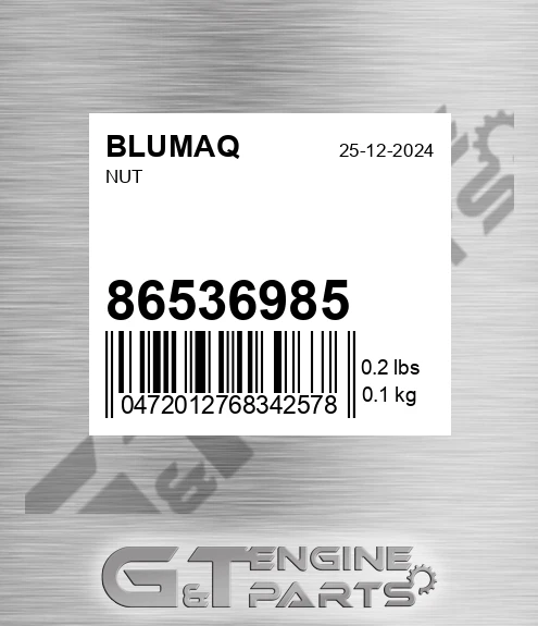 86536985 BLUMAQ Nut