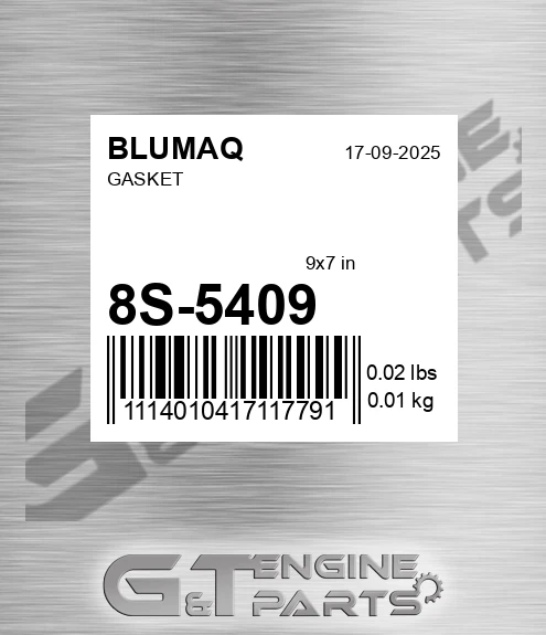8S-5409 Gasket for BLUMAQ