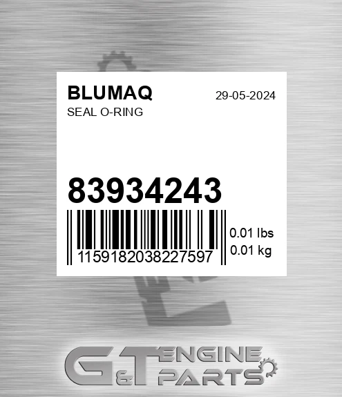 83934243 BLUMAQ Seal O-ring