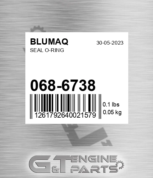 068-6738 Seal O-ring for BLUMAQ
