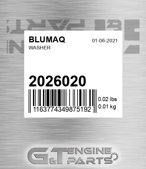 2026020 BLUMAQ Washer
