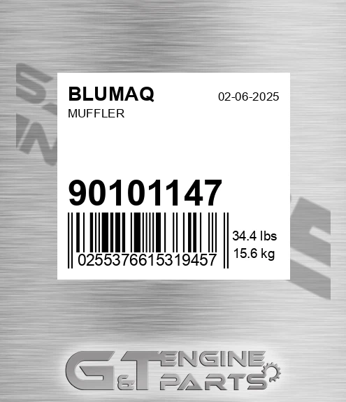 901.01147 Muffler for BLUMAQ