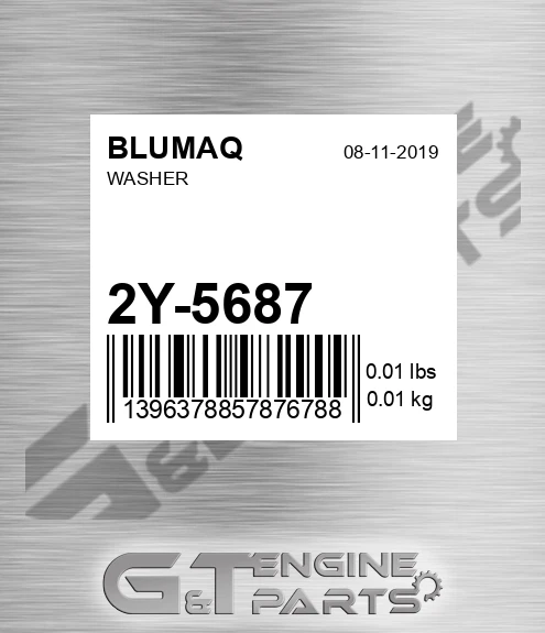 2Y-5687 Washer for BLUMAQ