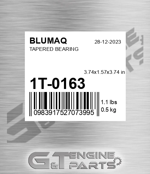 1T-0163 Tapered Bearing for BLUMAQ