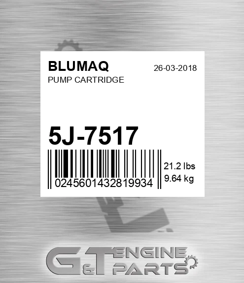 5J-7517 Pump Cartridge