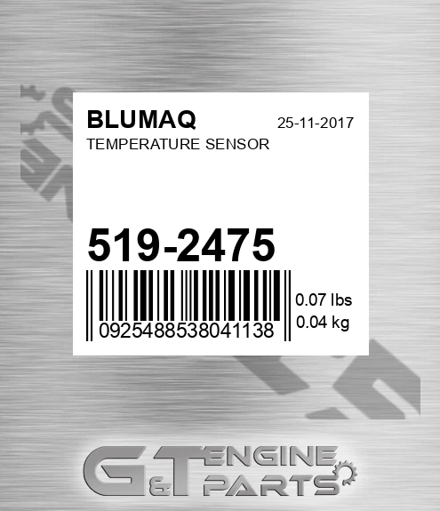 519-2475 Temperature Sensor for BLUMAQ
