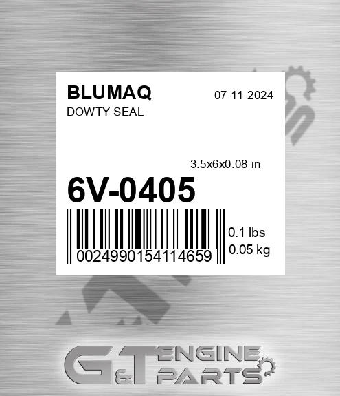 6V-0405 Dowty Seal