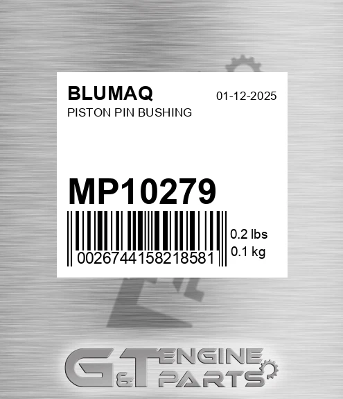 MP10279 Piston Pin Bushing