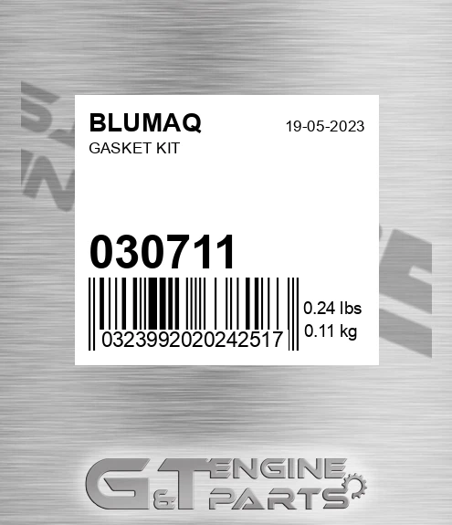 030.711 Gasket Kit for BLUMAQ