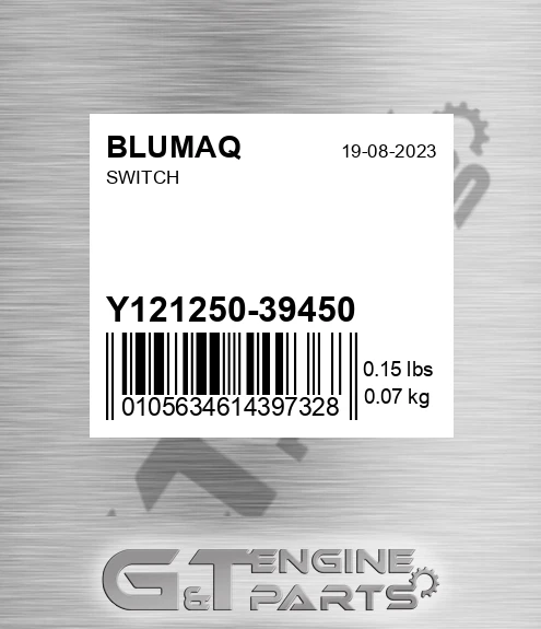 Y121250-39450 Switch
