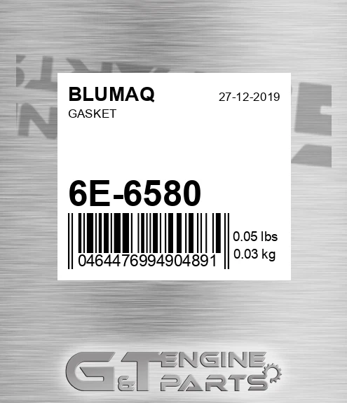 6E-6580 Gasket for BLUMAQ