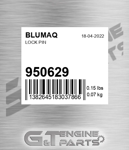 950629 Lock Pin