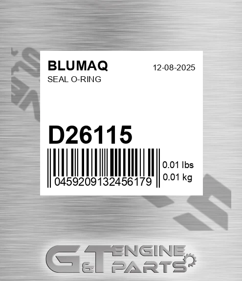 D26115 BLUMAQ Seal O-ring