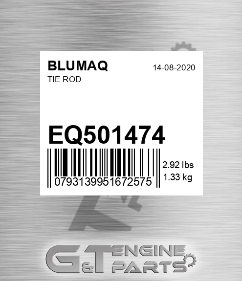 EQ501474 Tie Rod for BLUMAQ