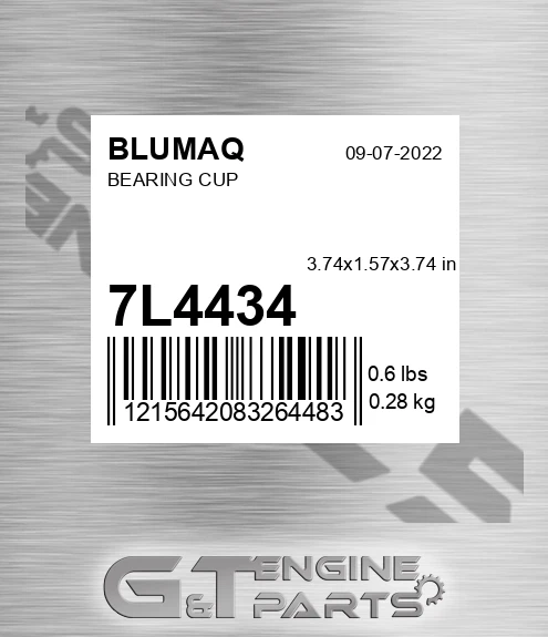 7L-4434 Bearing Cup for BLUMAQ