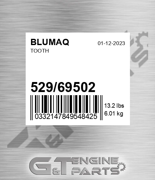 529/69502 Tooth for BLUMAQ