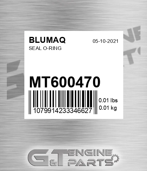 MT600470 BLUMAQ Seal O-ring