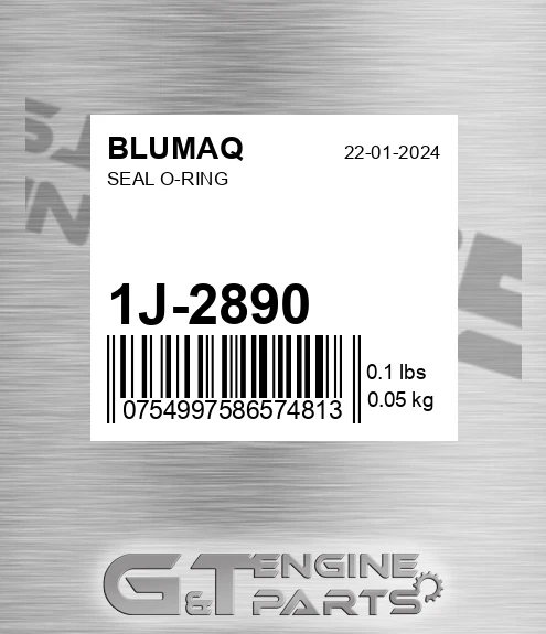 1J-2890 Seal O-ring for BLUMAQ