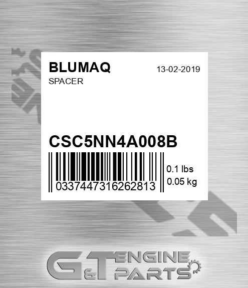 CSC5NN4A008B Spacer