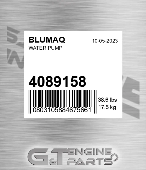 4089158 BLUMAQ Water Pump