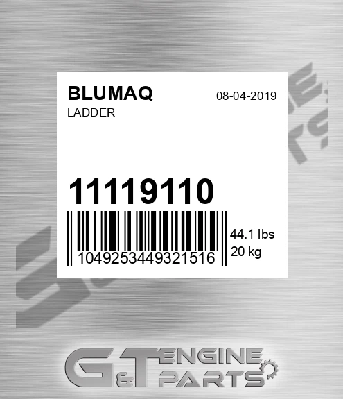 11119110 Ladder for BLUMAQ