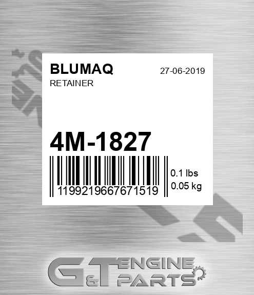 4M-1827 Retainer for BLUMAQ