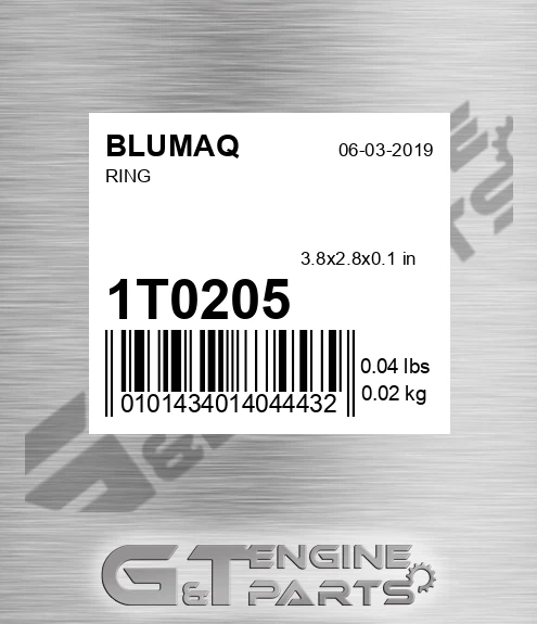 1T-0205 Ring for BLUMAQ