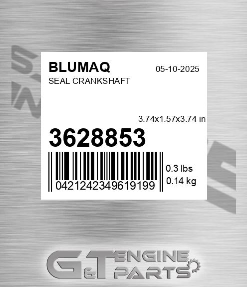 362-8853 BLUMAQ Seal Crankshaft