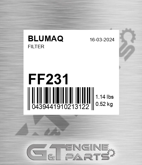 FF231 BLUMAQ Filter