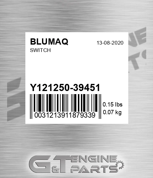 Y121250-39451 Switch