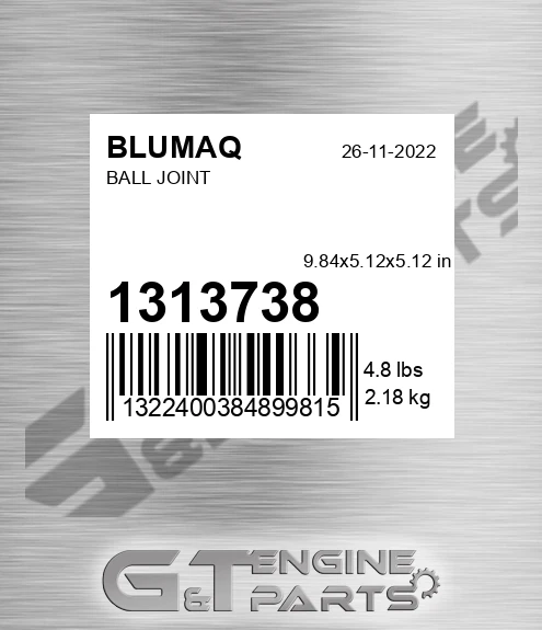 131-3738 Ball Joint for BLUMAQ