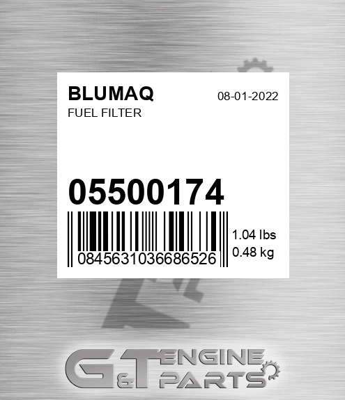 05500174 Filter Suitable 3i1196bq for BLUMAQ