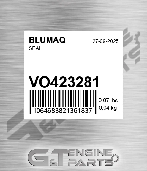 VO423281 Seal for BLUMAQ