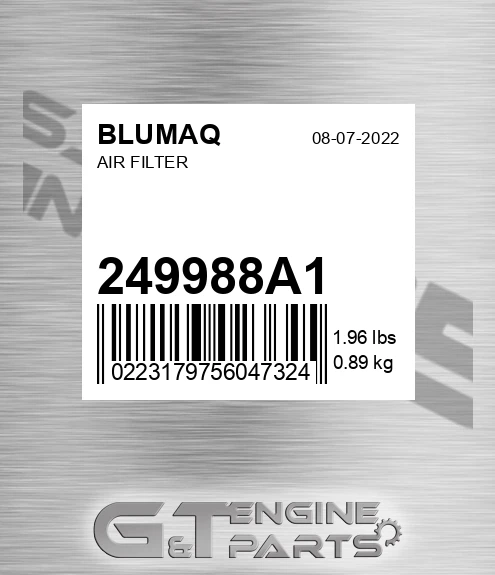 249988A1 BLUMAQ Air Filter
