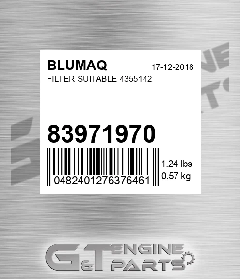 83971970 BLUMAQ Filter Suitable 4355142
