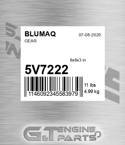 5V-7222 Gear for BLUMAQ