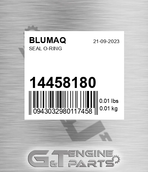 14458180 Seal O-ring