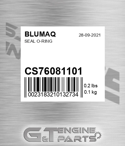 CS76081101 BLUMAQ Seal O-ring