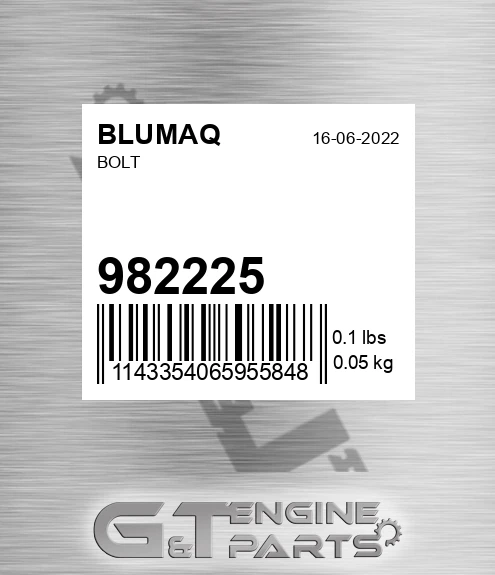 982225 Bolt for BLUMAQ