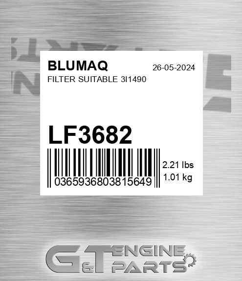 LF3682 Filter Suitable 3i1490