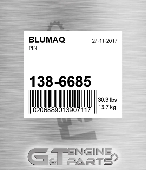 138-6685 Pin for BLUMAQ
