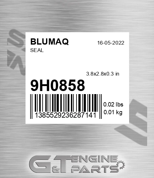 9H-0858 Seal for BLUMAQ