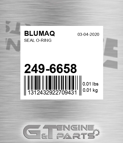 249-6658 Seal O-ring for BLUMAQ