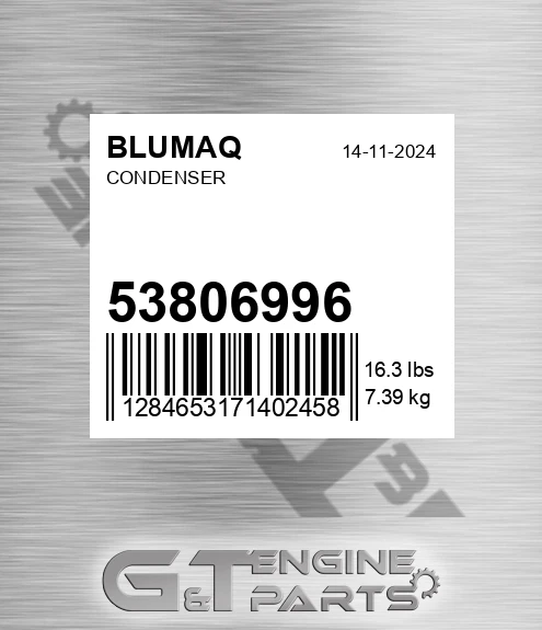 53806996 Condenser for BLUMAQ