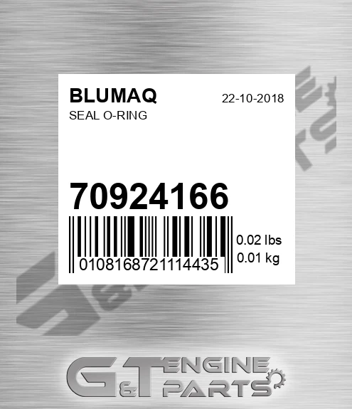70924166 Seal O-ring